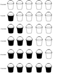 0 BUCKETS ; 1 BUCKET ; 2 BUCKETS ; 3 BUCKETS ; 4 BUCKETS ; 5 BUCKETS