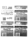 PANTHEON NOUGAT FRUIT & ALMOND BAR ; PANTHEON NOUGAT PISTACHIO BAR ; PANTHEON NOUGAT ALMOND BAR ; PANTHEON NOUGAT CHOC ALMOND BAR