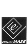 E ENGLISH MAZE