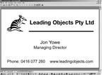 LEADING OBJECTS PTY LTD