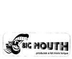 BIG MOUTH PRODUCES A LOT MORE TORQUE