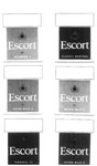 ESCORT 25 ULTIMATE 1 ; ESCORT 25 CLASSIC MENTHOL ; ESCORT 25 ULTRA MILD 4 ; ESCORT 25 MICRO MILD 2 ; ESCORT 25 VIRGINIA 12 ; ESCORT 25 EXTRA MILD 8