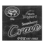 RIVERINA FRESH STRAWBERRY CRAVE REAL FRUIT REDUCED FAT YOGURT