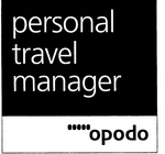 PERSONAL TRAVEL MANAGER OPODO