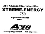ASN ADVANCED SPORTS NUTRITION XTREME-ENERGY 750 HIGH-PERFORMANCE ; ENERGY ASN ADVANCED SPORTS NUTRITION