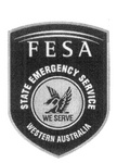FESA STATE EMERGENCY SERVICE WE SERVE WESTERN AUSTRALIA