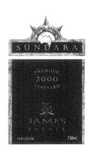 SUNDARA PREMIUM 2000 VINEYARD JAMES ESTATE