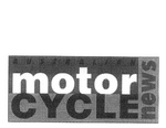 AUSTRALIAN MOTOR CYCLE NEWS