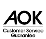 AOK CUSTOMER SERVICE GUARANTEE