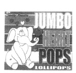 TASTY TREATS JUMBO HEART POPS LOLLIPOPS
