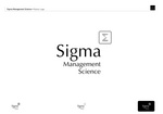 SIGMA MANAGEMENT SCIENCE