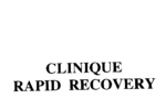 CLINIQUE RAPID RECOVERY
