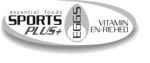 SPORTS PLUS+ EGGS VITAMIN EN-RICHED ESSENTIAL FOODS