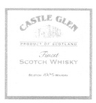 CASTLE GLEN FINEST SCOTCH WHISKY SCOTCH 100% WHISKY