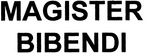 MAGISTER BIBENDI