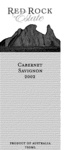 RED ROCK ESTATE CABERNET SAVIGNON 2002