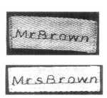 MR BROWN ; MRS BROWN