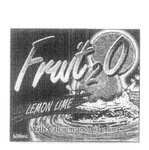 FRUIT2O LEMON LIME WITH CALCIUM AND VITAMIN C