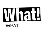 WHAT! ; WHAT