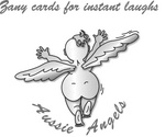ZANY CARDS FOR INSTANT LAUGHS AUSSIE ANGELS