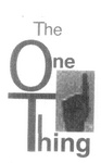 THE ONE THING